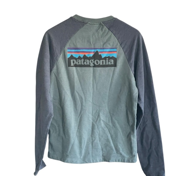 Patagonia P-6 Logo Lightweight Crewneck Sweatshirt Mens Size Small - Picture 1 of 6